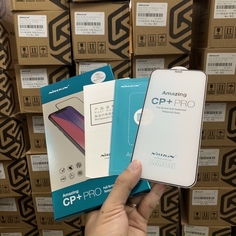 có ip 14promax cường lực cao cấp nillkin CP+ PRO full màn hình mép nhỏ for x/xs/11pro/xsmax/11promax /12/12promax