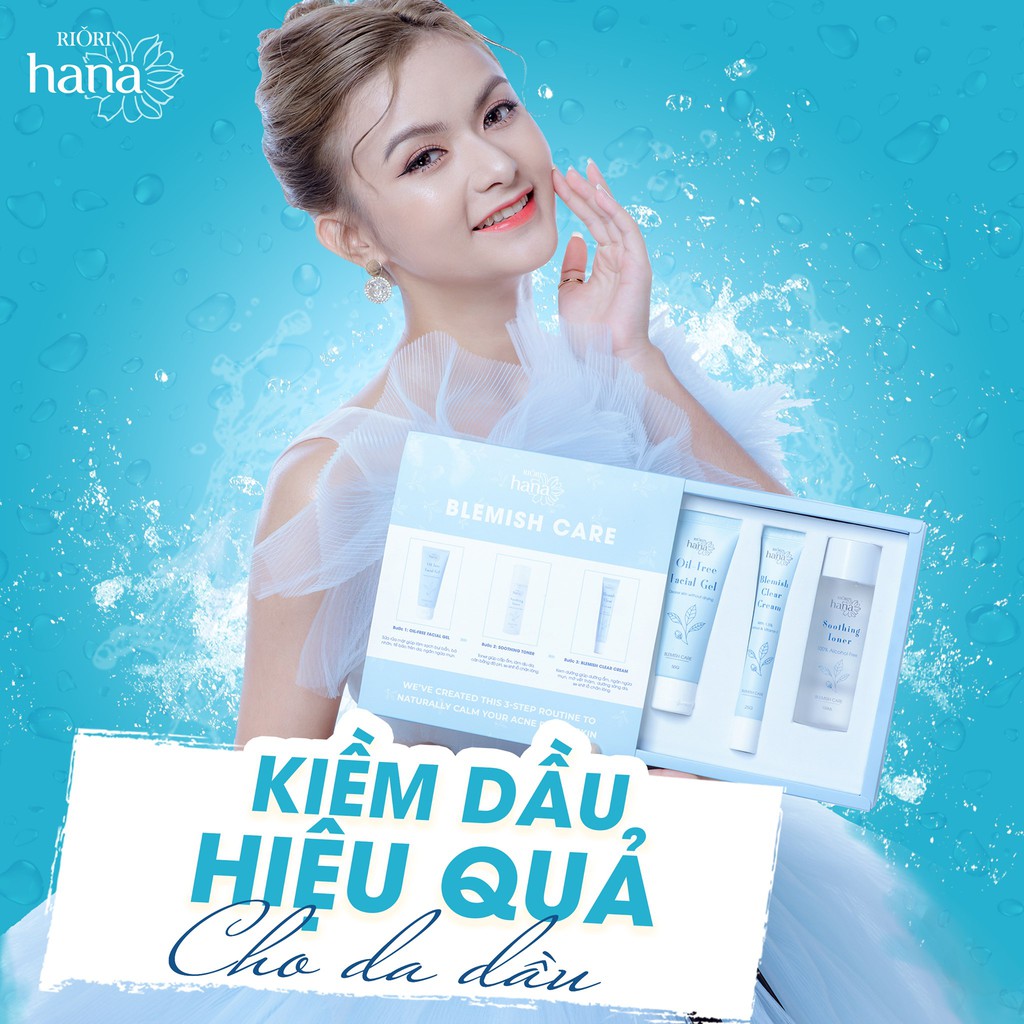 Set Dưỡng Da Mụn Riori BLEMISH CARE – Kem Dưỡng Đặc Biệt Dành Cho Da Bị Mụn, Mờ Thâm, Kiểm Soát Nhờn...