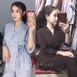 Đồ Lam Đi Chùa # Xéo Nơ # Đồ Bộ # Quần Áo Nữ