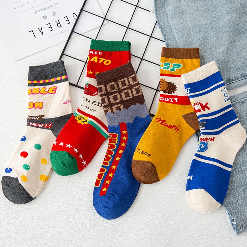 Vớ Nữ In Hình Hoạt Hình Vui Nhộn Thời Trang | BigBuy360 - bigbuy360.vn