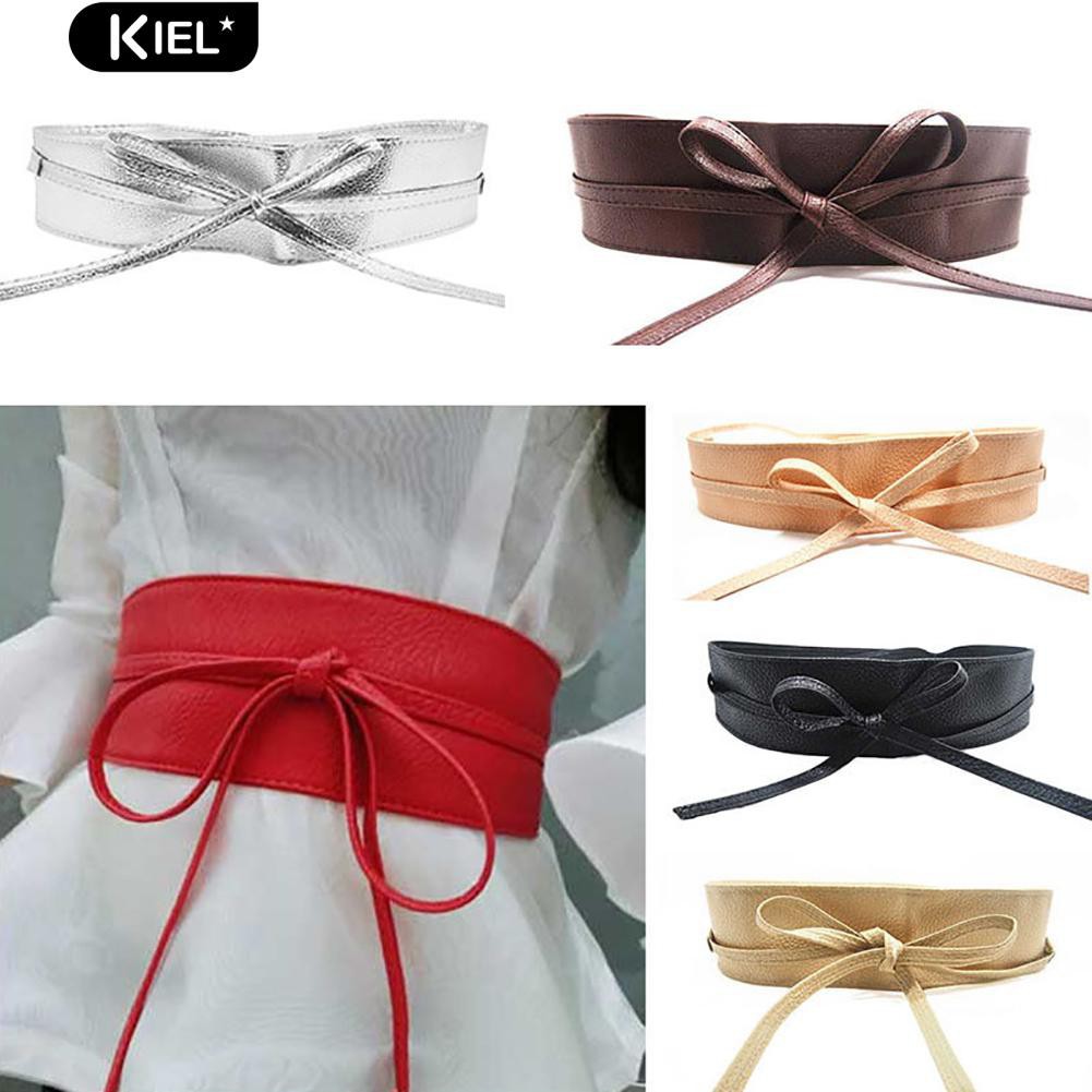 Thắt lưng vải da bản to cột dây thiết kế năng động