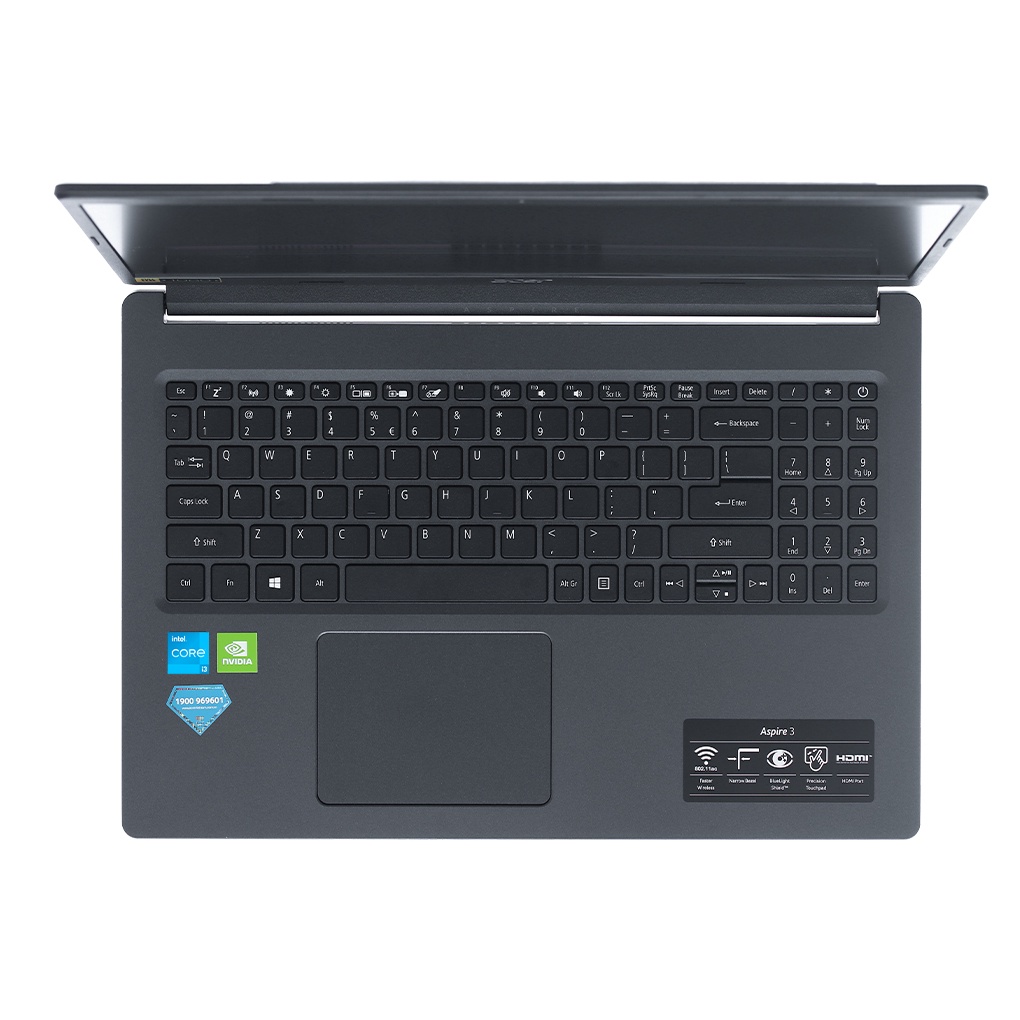 Laptop Acer Aspire A315 57G 32QP i3 1005G1/4GB/256GB/2GB MX330/15.6"F/Win11//Đen - Hàng chính hãng