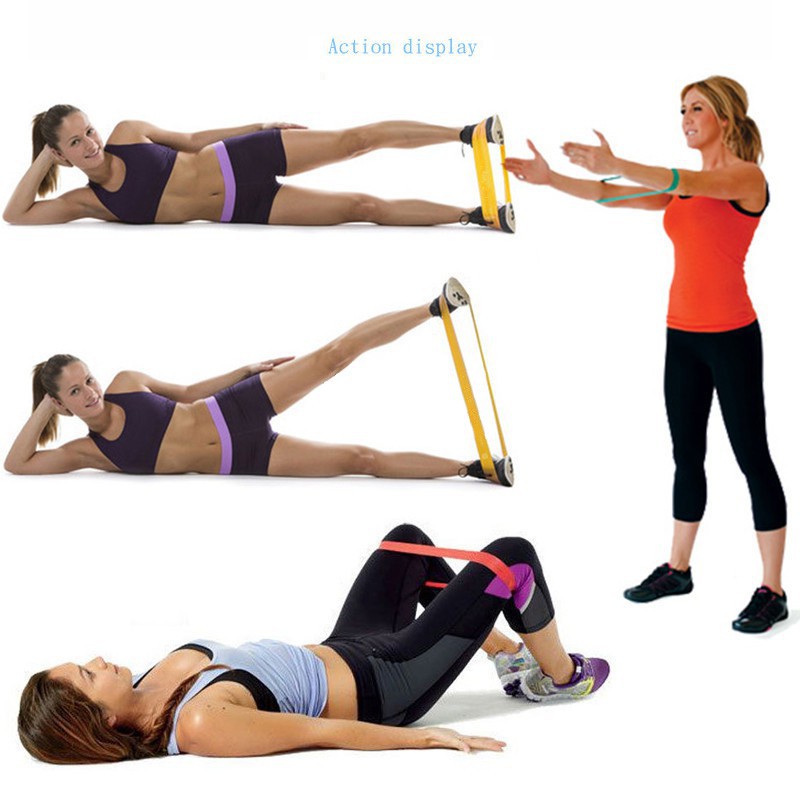Dây Kháng Lực Tập Gym, Dây Mini band Tập Mông Đùi Chính Hãng SAKO