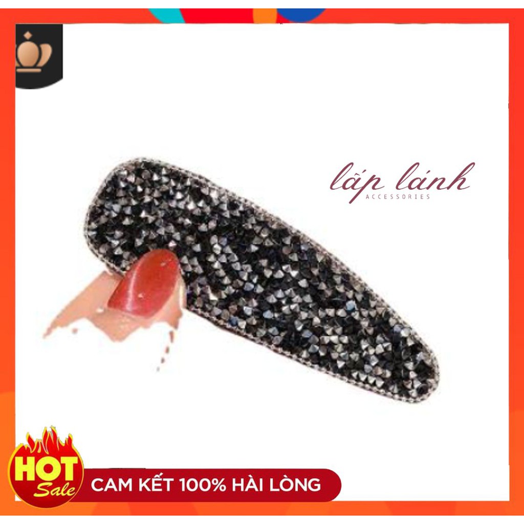 [Có sẵn] KẸP MÁI ĐÍNH ĐÁ JENNIE LẤP LÁNH TẠO KIỂU PHONG CÁCH HÀN QUỐC KM10