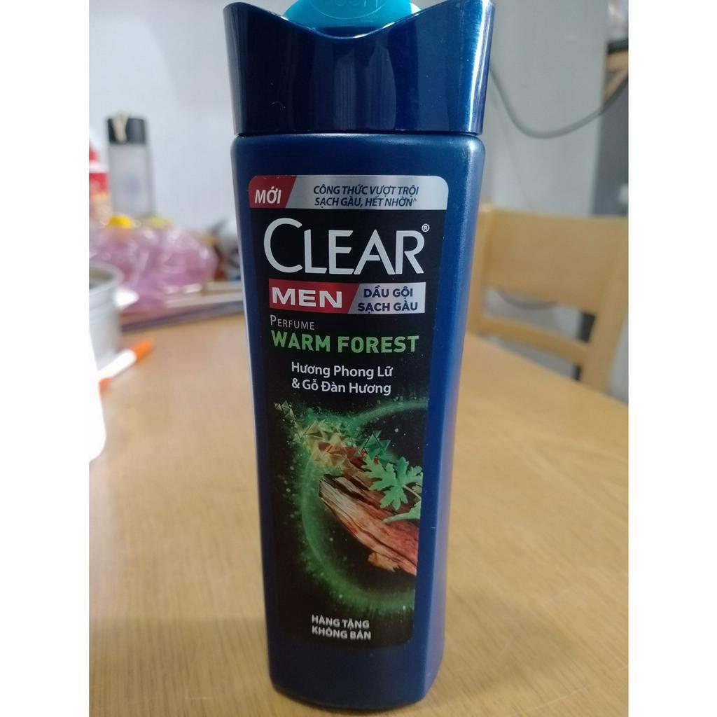 Mới - Dầu gội sạch gàu phong lữ và gỗ đàng hương Clear Men Perfume Warm Forest 140g/ chai