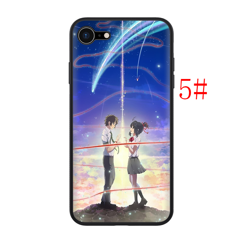 Ốp Điện Thoại Silicon Mềm Hình Anime Your Name Xa205 Cho Iphone 11 12 Pro Mini Xs Max X Xr