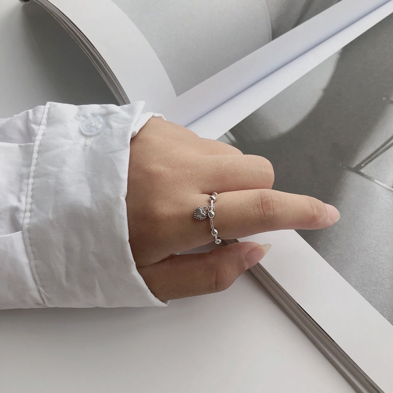 Nhẫn Hình Trái Tim Nhỏ Phong Cách Baroque 22220