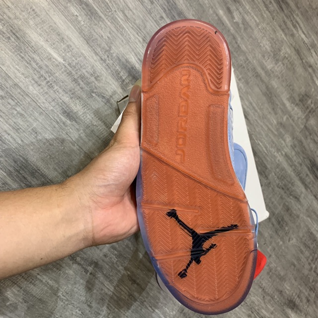 ẢNH THẬT | Giày Thể Thao Jordan 5 Trophy Room Ice Blue | BigBuy360 - bigbuy360.vn