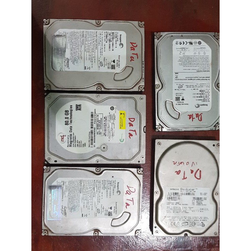 Ổ cứng HDD dùng lưu dữ liệu 80G các loại