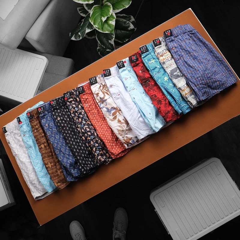 Combo 3 quần đùi ngủ mặc nhà (có túi 100% cotton kate)