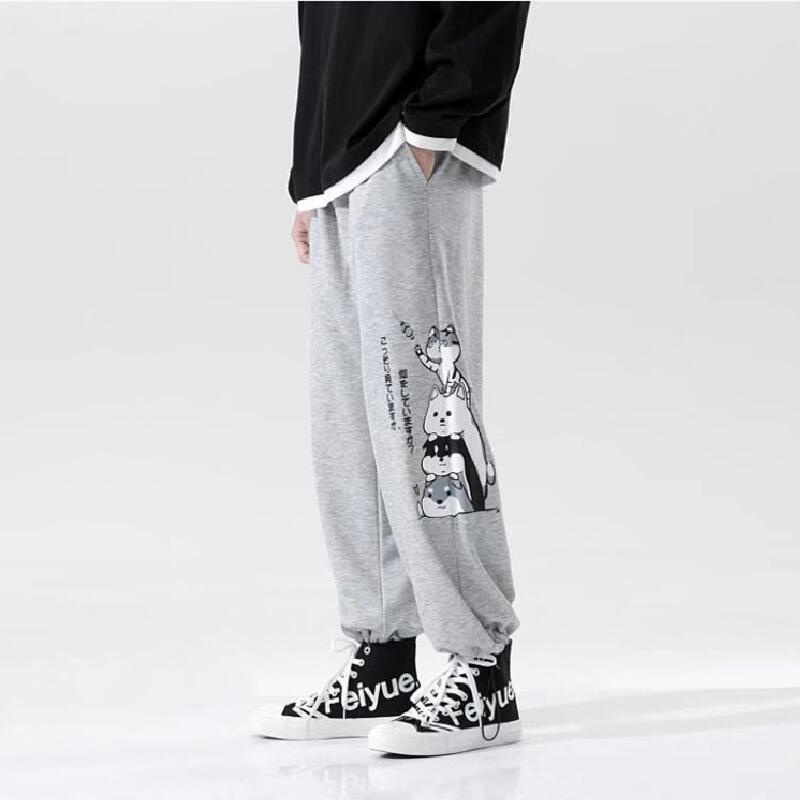 Quần ống rộng phong cách hiphop đường phố Hàn Quốc thời trang size M-5XL