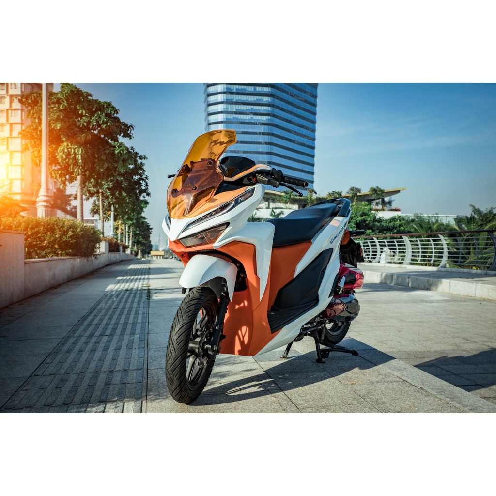 Kính chắn gió cho NVX 155 VVA, AB 2020, Vario / Click 2018 phong cách Touring. Chính hãng ZHI.PAT