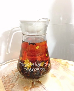 Trà gạo lứt huyết rồng