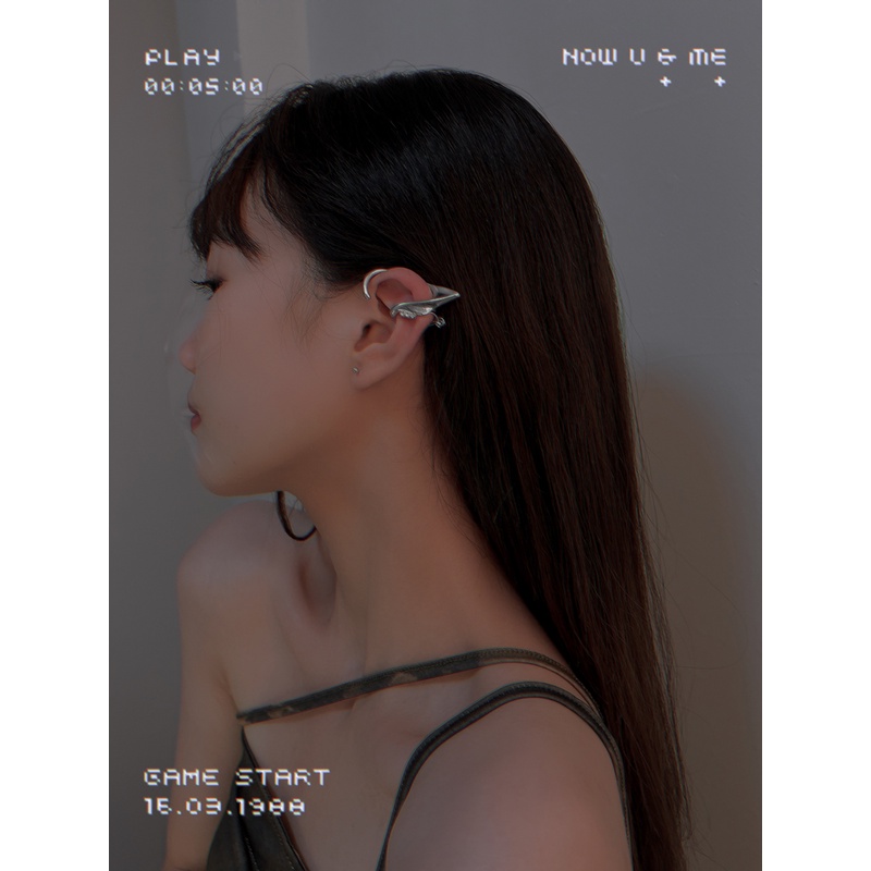 Bông tai đính đá zircon phối tua rua thời trang cho nữ