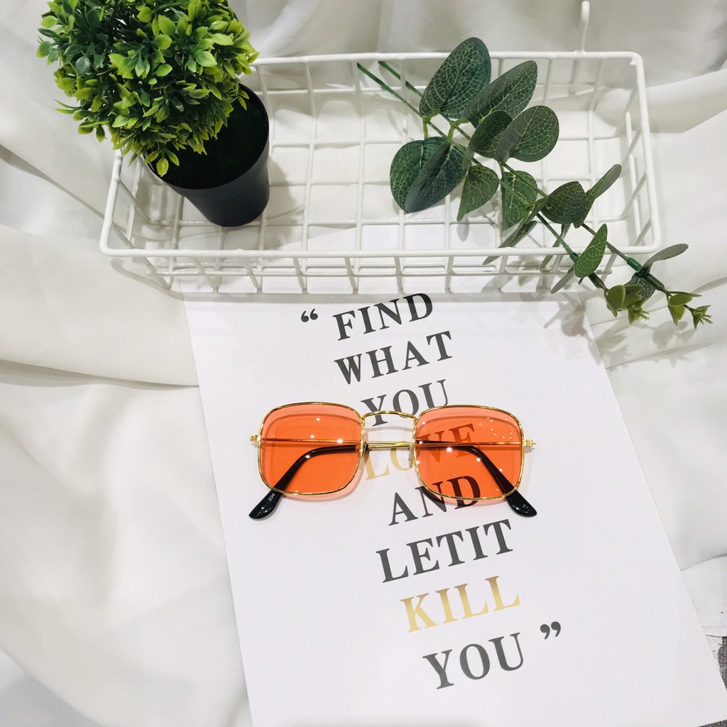 MẮT KÍNH THỜI TRANG HOT TREND VUÔNG 204 NHIỀU MÀU CỰC HOT | BigBuy360 - bigbuy360.vn