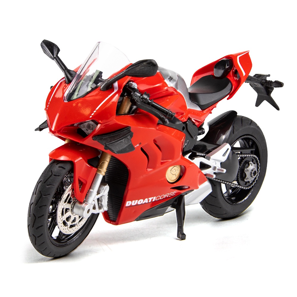 Mô Hình Xe Mô Tô Ducati V4S CFMOTO 250SR Tỉ Lệ 1:12