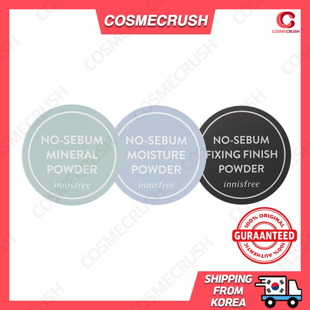 [Hàng mới về] Phấn Phủ Dưỡng Ẩm Kiềm Dầu Innisfree 5g / Innisfree No-Sebum Mineral / Moisture / Fixing Powder 5g | BigBuy360 - bigbuy360.vn