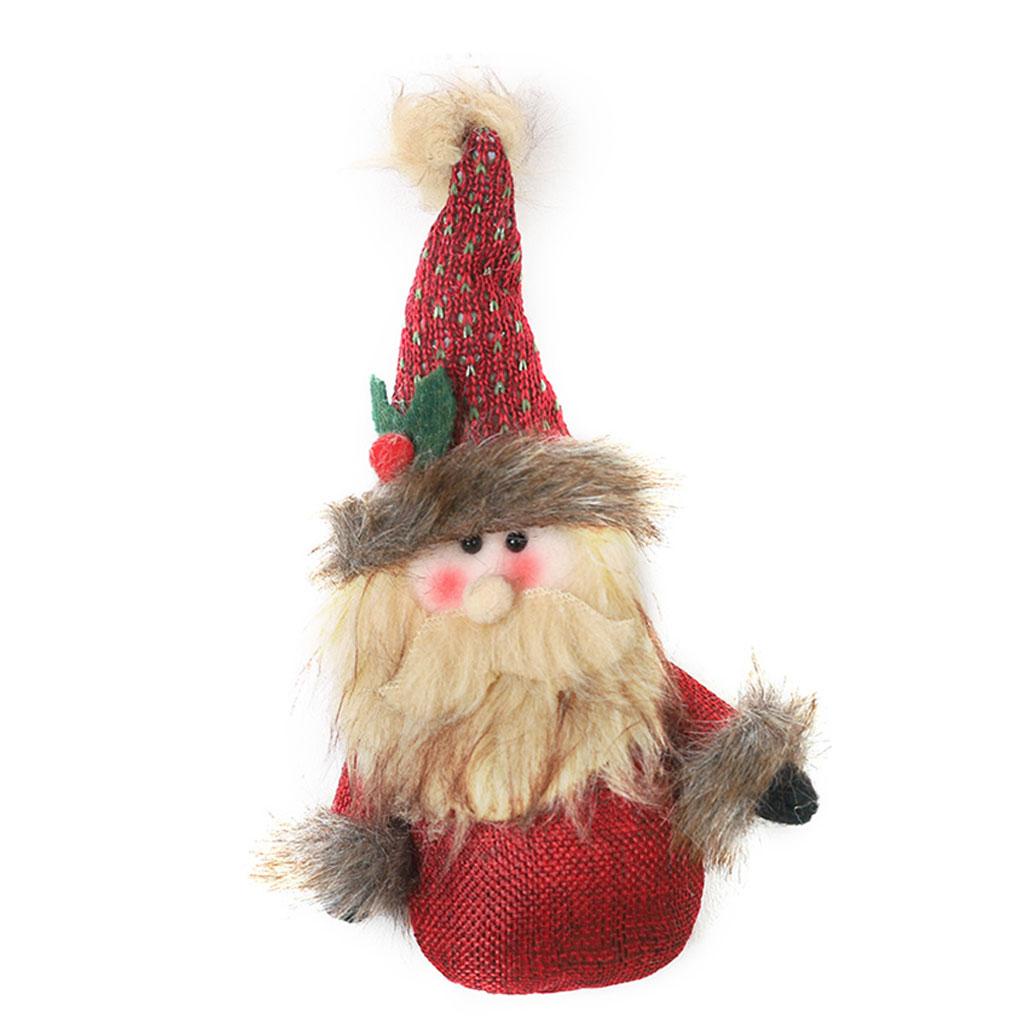 Búp Bê Hình Ông Già Noel / Người Tuyết Treo Cửa Sổ Trang Trí Cây Thông Giáng Sinh
