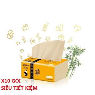 COMBO 10 GÓI GIẤY ĂN GẤU TRÚC SIÊU DAI