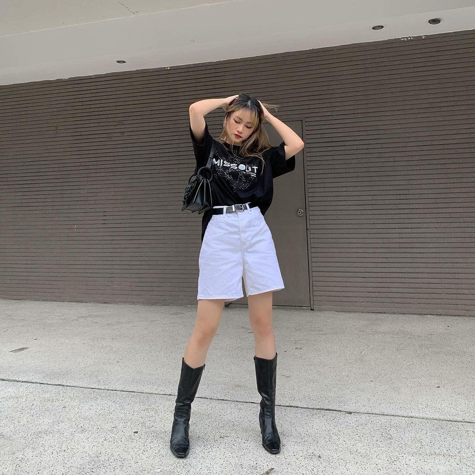 Tee Missout Mặt Trắng Moon Universe - Áo thun Missout tên lửa unisex