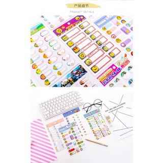Washitape set NOTE màu