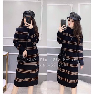 Váy kẻ diện tết cho các nàng