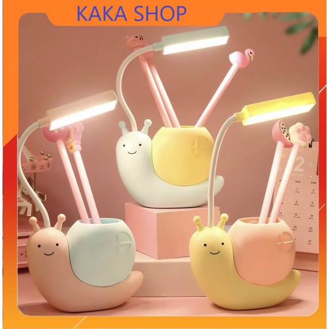 Đèn bàn học đọc sách tích điện TLDL - PYE bảo vệ mắt- Ốc Sên