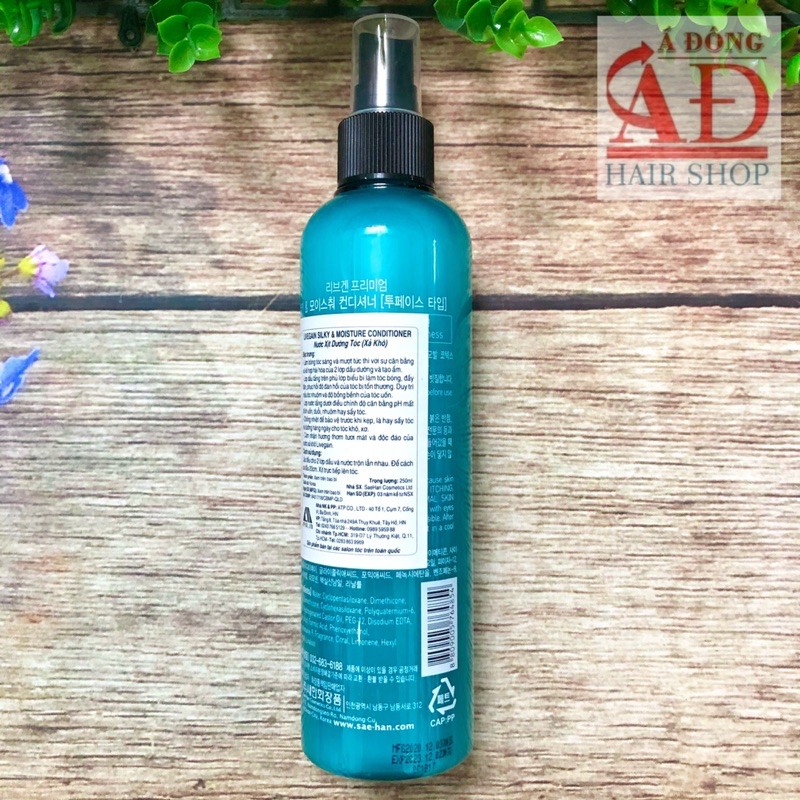 [Chính hãng] [Siêu rẻ] Xịt dưỡng ẩm tóc Livegain Leave-in Conditioner 250ml Hàng Quốc