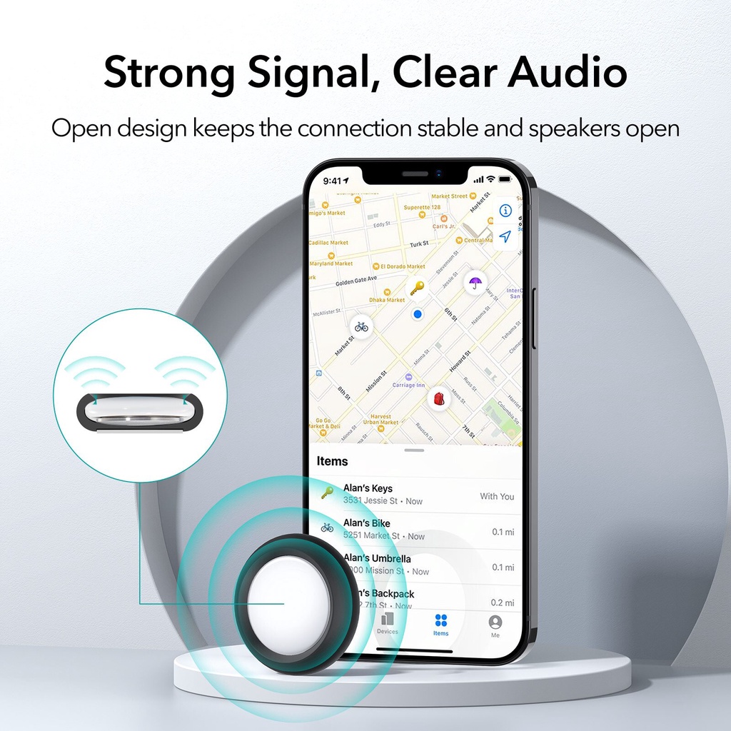 Vỏ bảo vệ ESR kiểu dính bảo vệ cho Apple Airtag