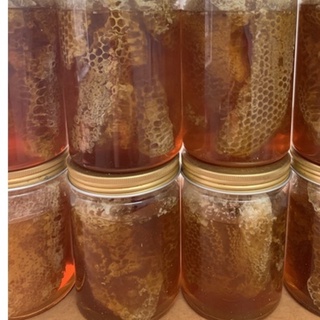 [ Hàng xịn bao test ] Mật ong rừng nguyên sáp hộp 800gr