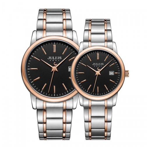 Đồng hồ Unisex Hàn Quốc JULIUS JA-1205 dây thép