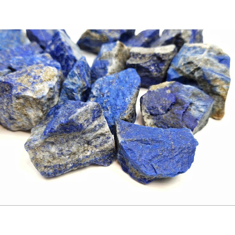 Lapis Lazuli thô tự nhiên có 2 kích cỡ sưu tầm, thanh tẩy bài Tarot, hỗ trợ luân xa cổ họng...