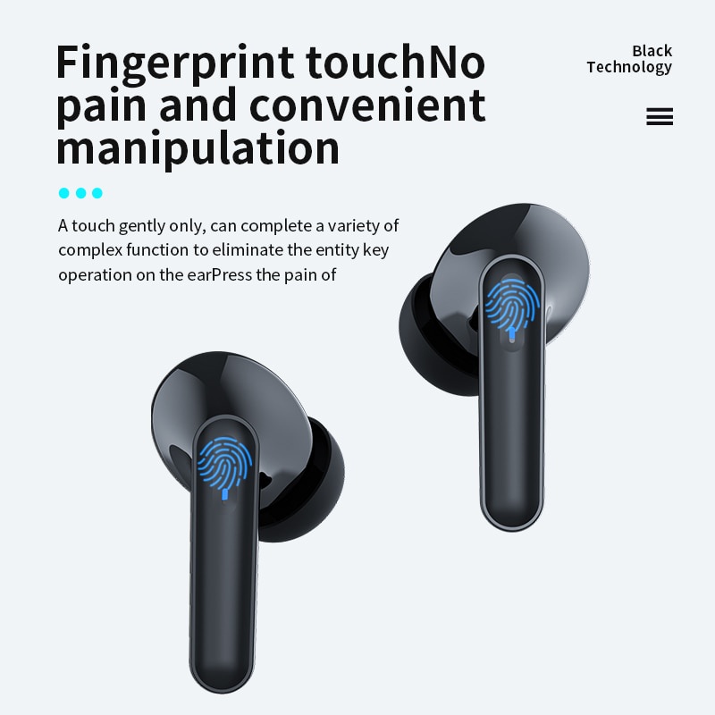 Tai Nghe Không Dây ITIKUN VG121 TWS Kết Nối Bluetooth 5.1 Chống Tiếng Ồn Kèm Mic Thoại