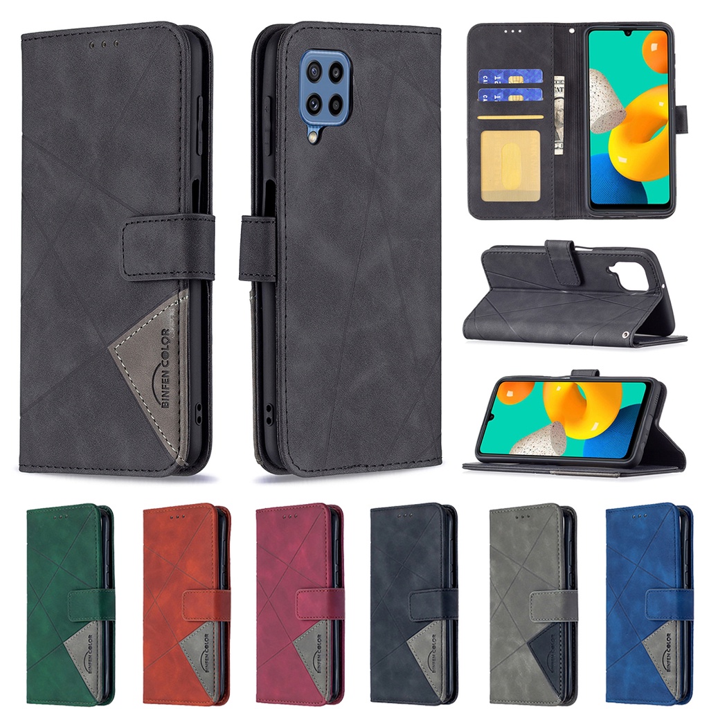 Case for Samsung Galaxy M32 Ốp Ốp Bao Da Điện Thoại BF005 Cho