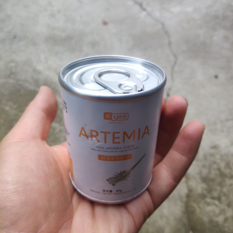Artemia sấy khô lọ 80g tặng Ống đựng thức ăn