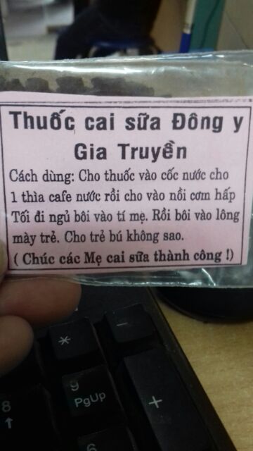 Thuốc cai sữa mẹo cho bé