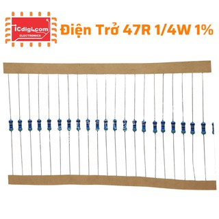 [500pcs] Điện trở 47R 1/4W 1%