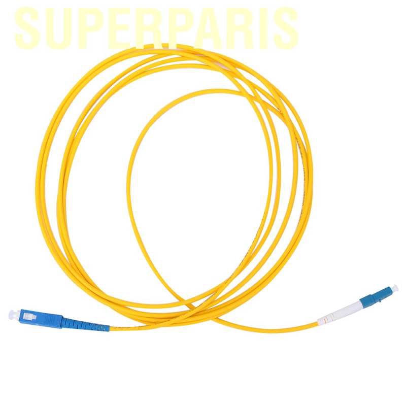 Bộ 2 dây cáp sợi quang màu vàng dài 3 mét kết nối LC/UPC đến SC/UPC