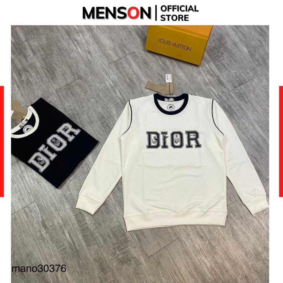 Áo nỉ nữ sweater chất mềm mịn áo nỉ đôi nam nữ dài tay cao cấp hàng hiệu Mensons AN012