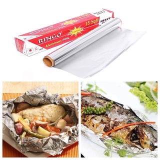 Giấy bạc giấy nhôm nướng và ủ giữ nhiệt thực phẩm. cuộn 30cmx5m