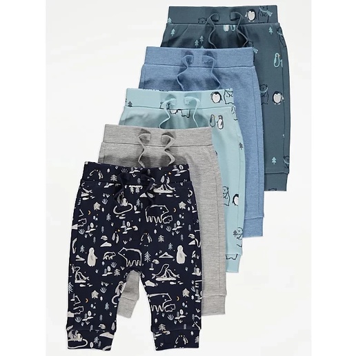 Set bộ 5 quần dài GEOGRE_UK sz 3-6m, 6-9m (ĐỌC KỸ LƯU Ý)