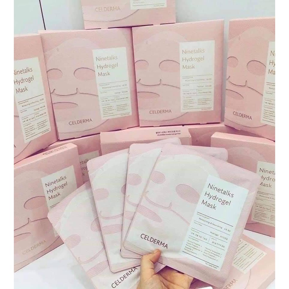 MADE IN KOREA - Mặt Nạ Thạch Celderma Ninetalks Hydrogel .