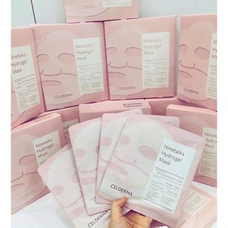 Made in korea - mặt nạ thạch celderma ninetalks hydrogel .