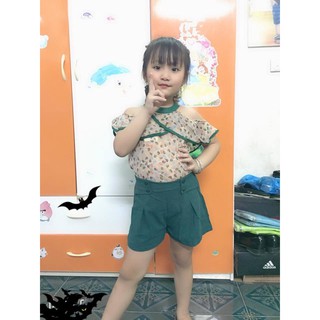 Set áo trễ vai cho bé ( ảnh thật ở cuối )