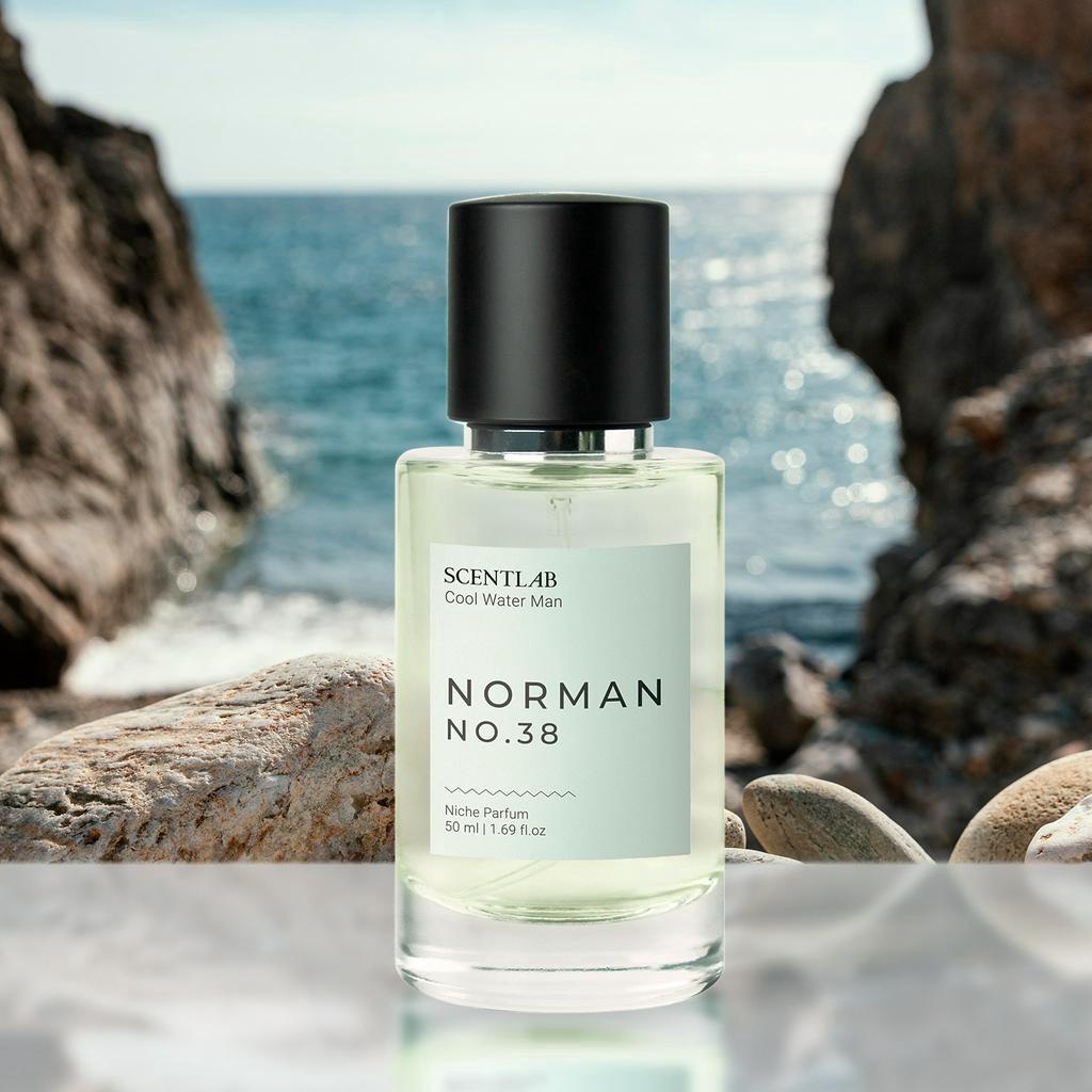 Nước Hoa SCENTLAB Norman Cool Water Man No.38 Tươi Mát Sảng Khoái Lưu Hương Trên 10h Fullsize 50ml