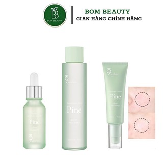 (#9wishes) Toner, serum, kem dưỡng thanh lọc da, se lỗ chân lông 9WISHES PINE CLEAR RECOVERY