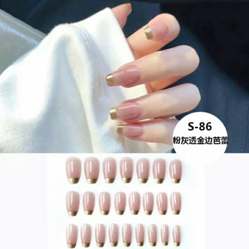 SÉT 24 MÓNG TAY GIẢ THỜI TRANG SIÊU ĐẸP KÈM KEO DÁN