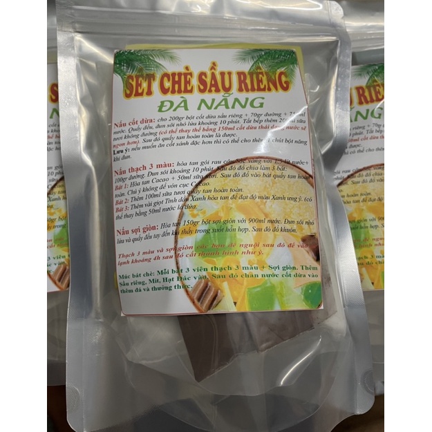 SET CHÈ SẦU RIÊNG ĐÀ NẴNG 7-10 CHÉN