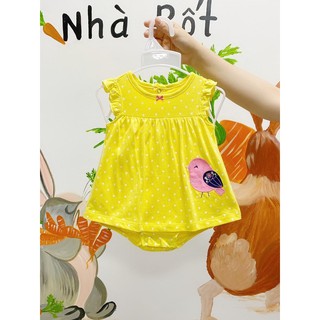 (Được chọn mẫu) Body đùi Carter cho bé gái 0-3m