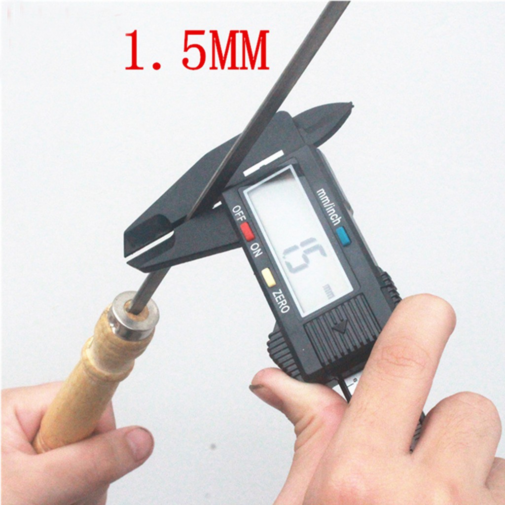 Xiên nướng thịt Inox, Xiên Inox chuôi gỗ, Que xiên nướng thịt  - Model: XN38